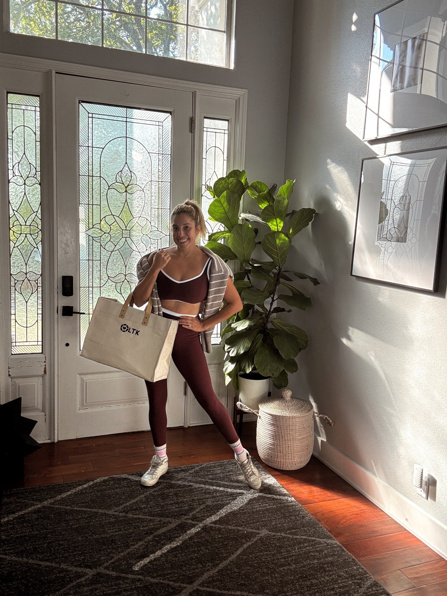 Wearing large bra, medium pants 

#LTKActive