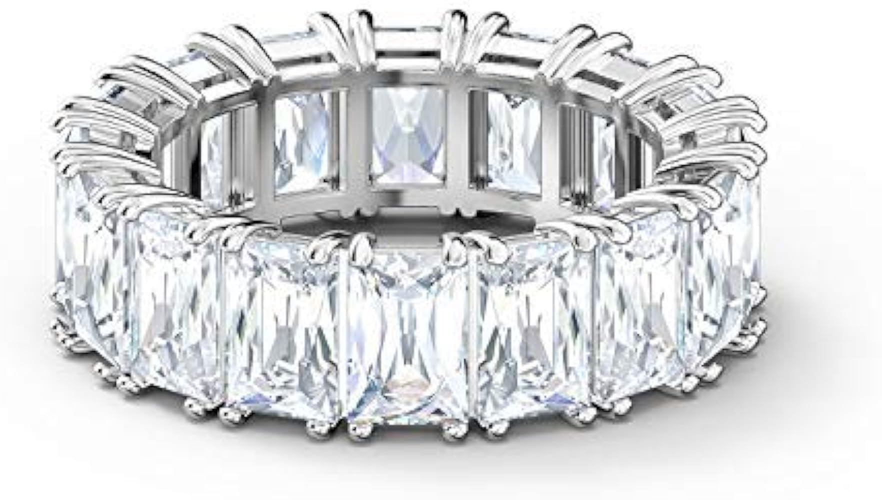 SWAROVSKI Vittore Wide Ring Silver 7 | Amazon (US)