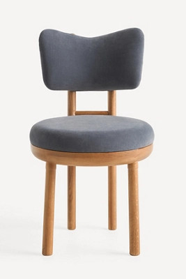 Irie Velvet Dining Chair | Anthropologie (US)