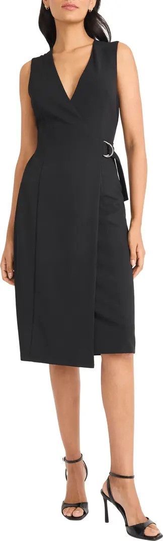 Tailored Faux Wrap Dress | Nordstrom