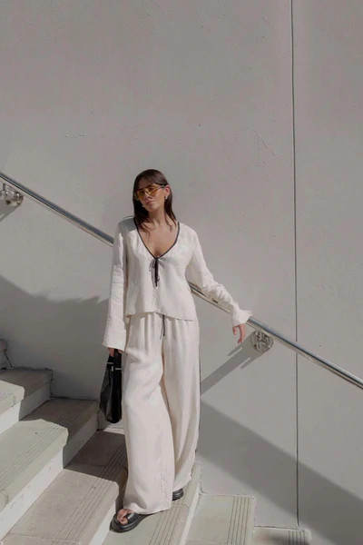 VRG GRL Moonscapes Pants // Cream | VRG Grl