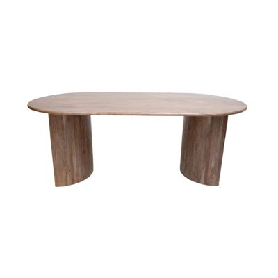 Grobe Acacia Oval Solid Wood Dining Table | Wayfair North America