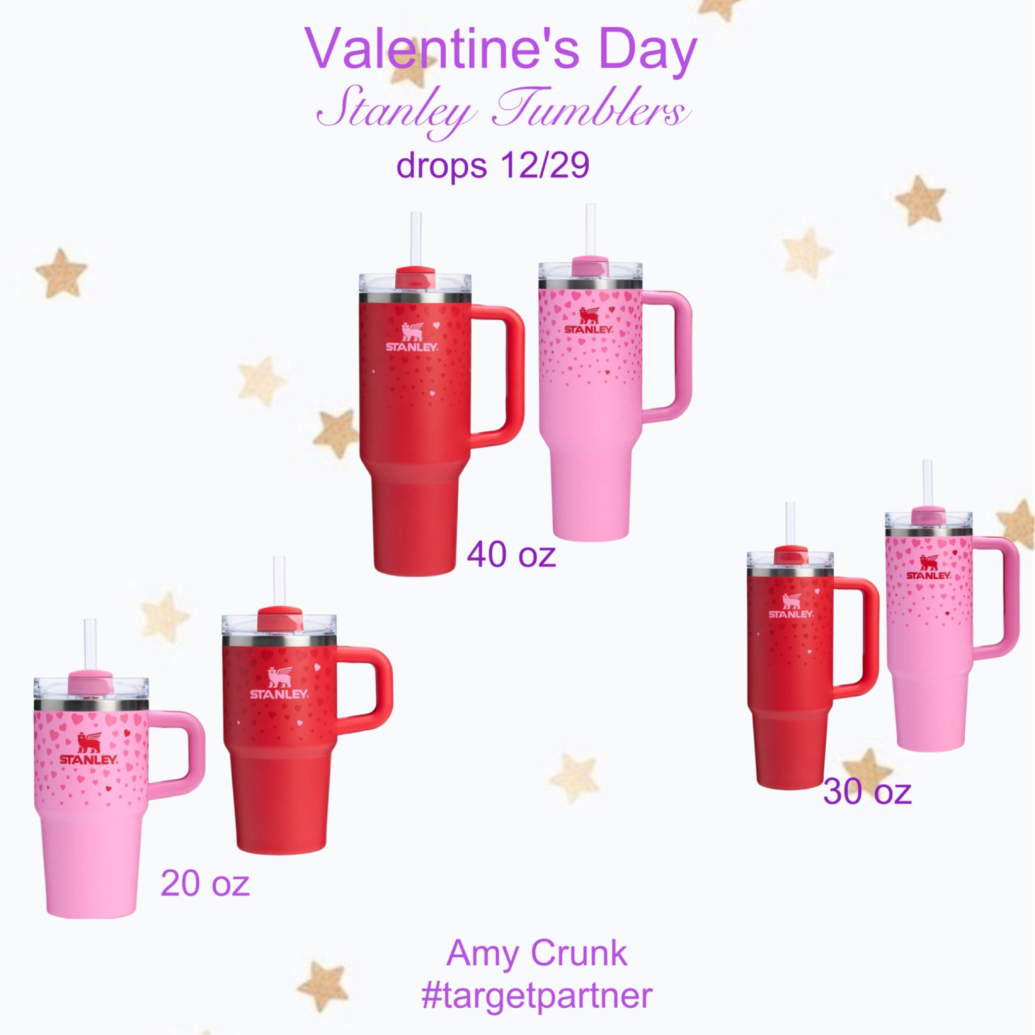 💕Sip in Style this Valentine’s! The cutest Stanley tumblers drop tomorrow (12/29)!💕
