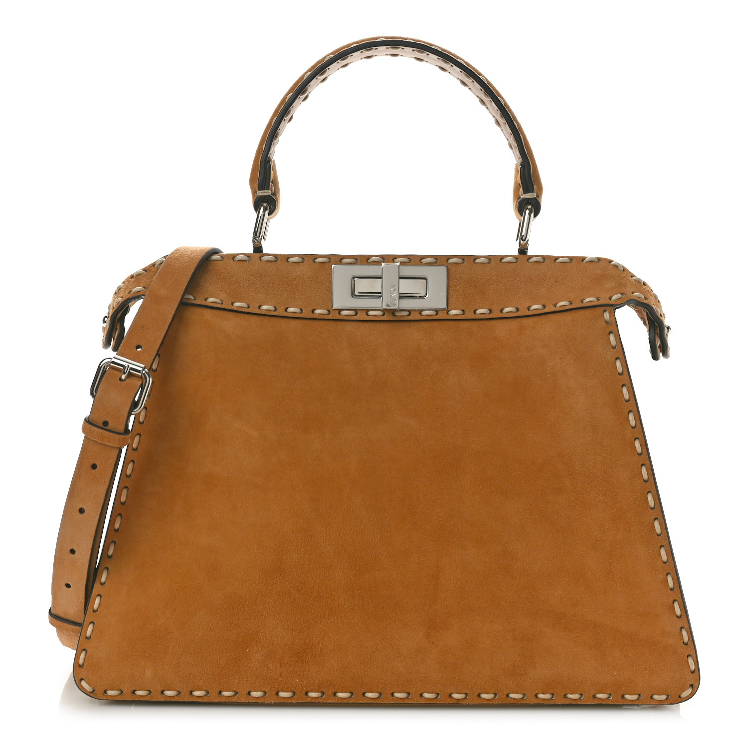 Suede Medium Peekaboo I See U Satchel Radica | FASHIONPHILE (US)