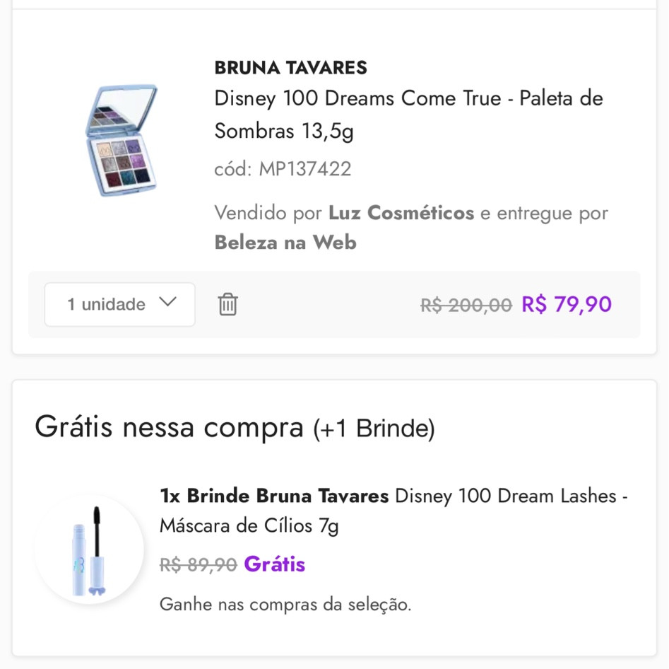 Eu ameiiii 

Brinde no carrinho 🛒 

#LTKbrasil #LTKbeauty