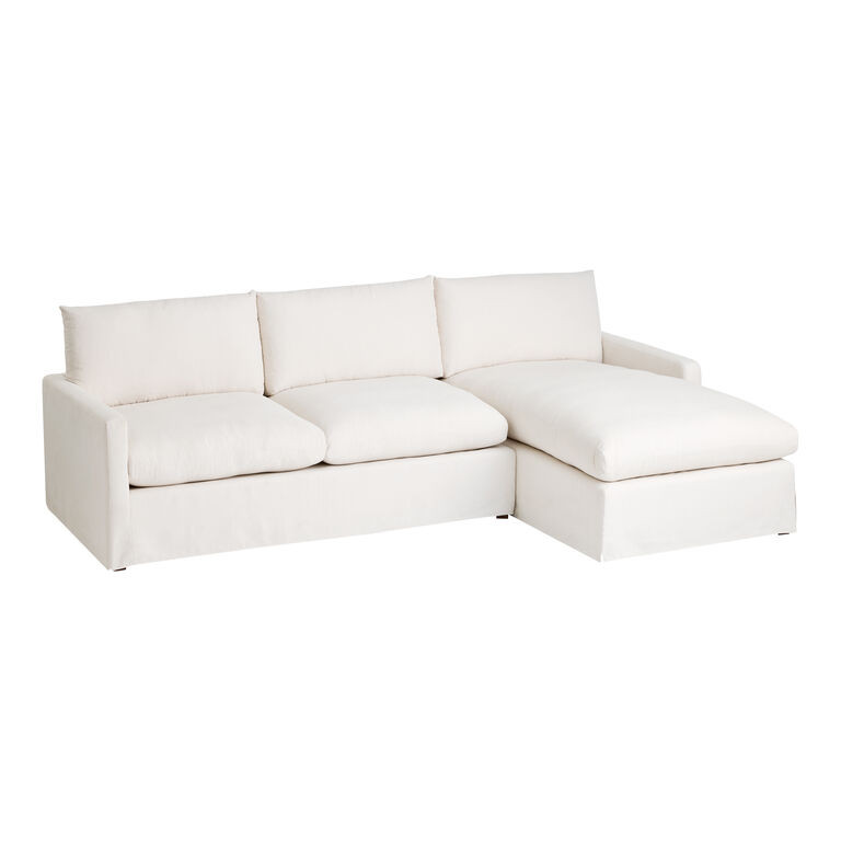 Brynn Feather Filled Right Facing Sectional Sofa | World Market