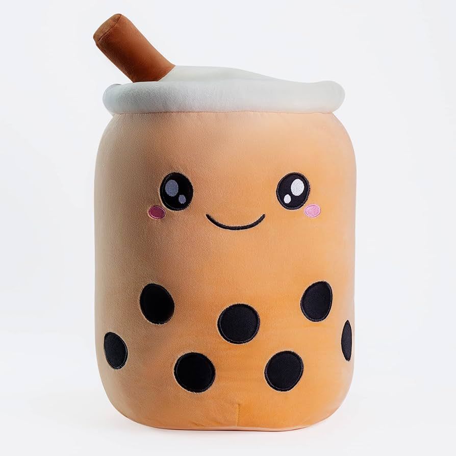 Cute Boba Stuffed Plush Kawaii Bubble Tea Plush Soft Pillow Cartoon Milk Tea Cup Pillow Food Plus... | Amazon (US)