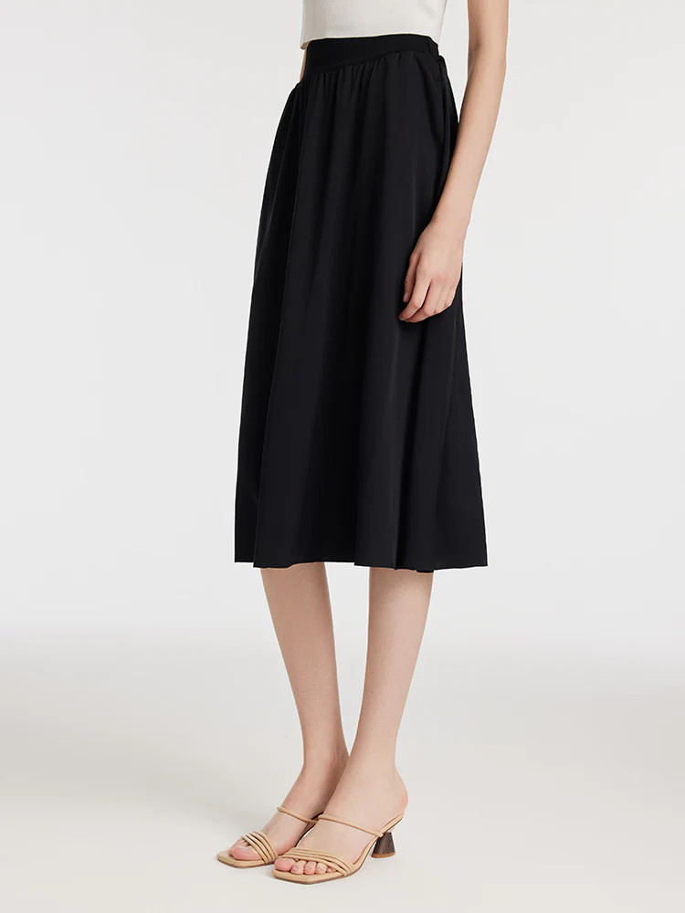22 Momme Mulberry Silk Women Skirt | GOELIA