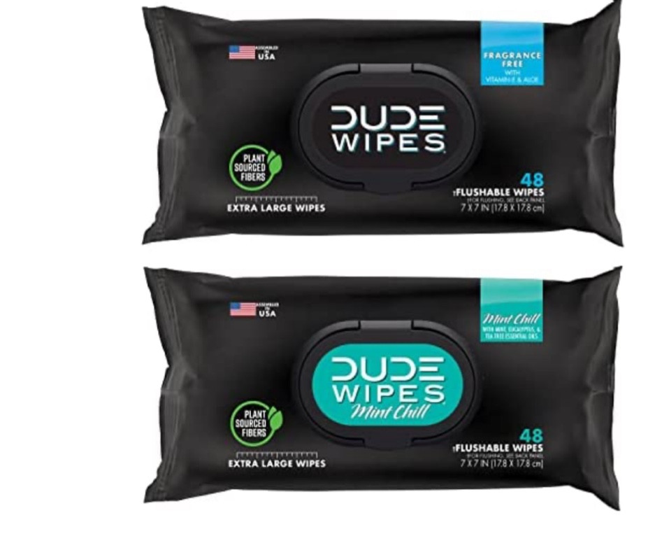 Dude wipes
Scent
Clean
Guys gift