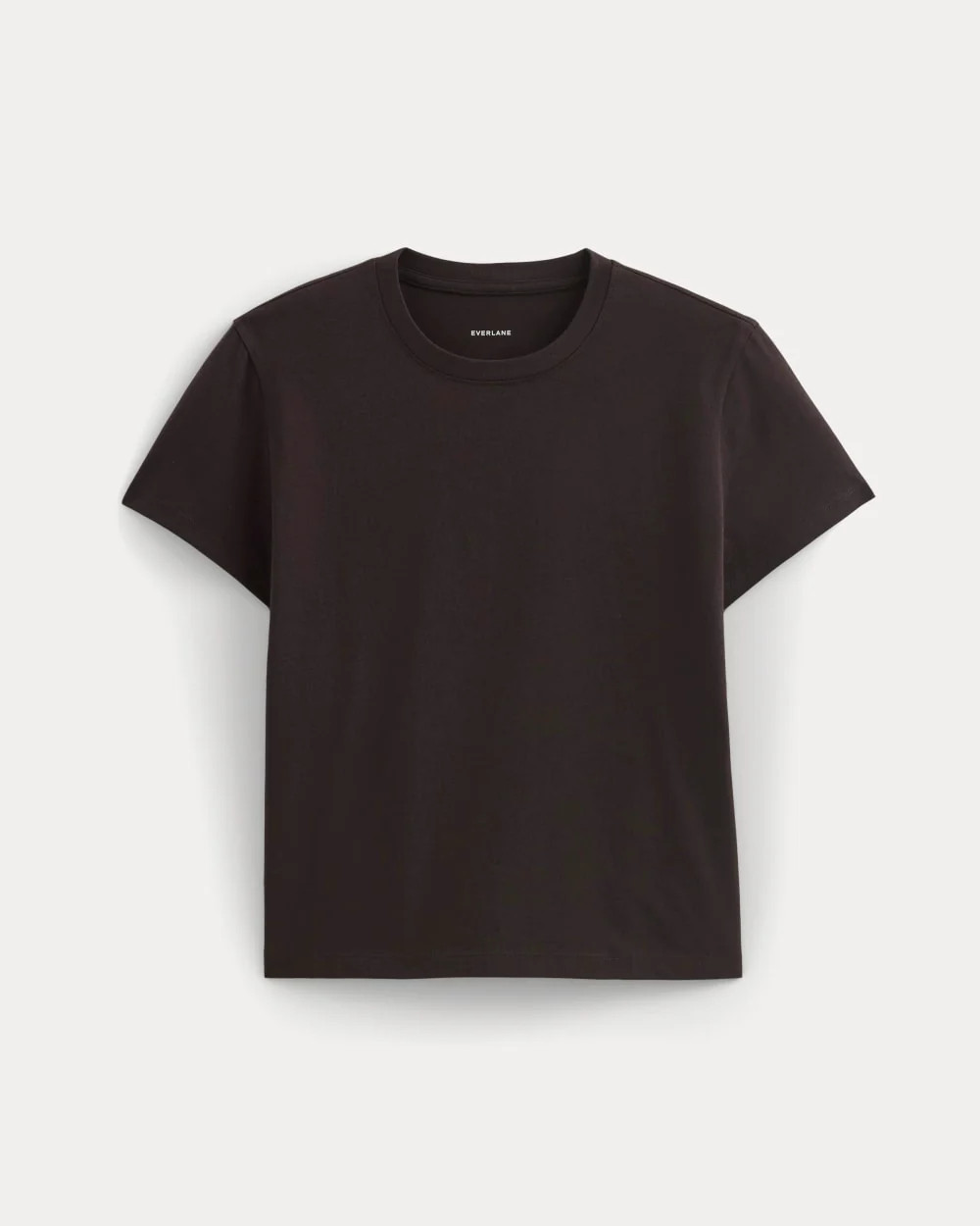 The Box-Cut Tee in Essential Cotton | Dark Chocolate | No Pocket | Everlane