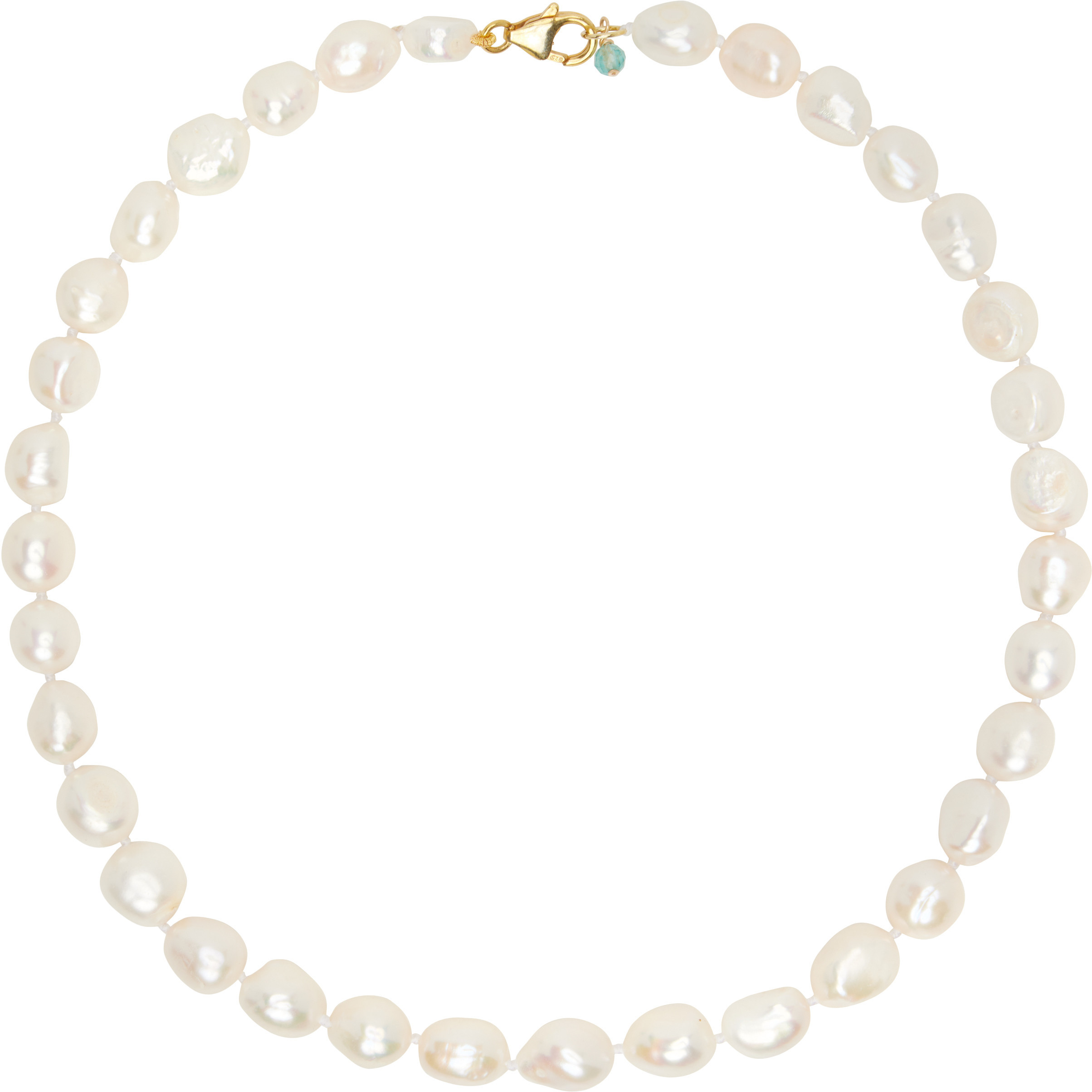 Hai White Jean Necklace | SSENSE