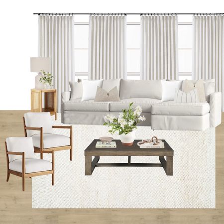 Some of my favorite living room items!

Living room design, home design, design boards, mood boards, concept boards, coffee tables, slipcover sofa, neutral rugs, coastal home design, modern coastal, accent chairs, curtains, interior design, interior designer, living room ideas

#LTKFind #LTKstyletip #LTKhome