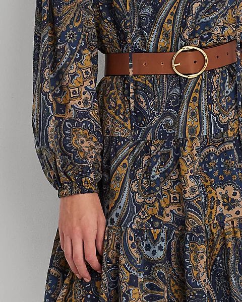 Paisley Cotton Voile Tiered Dress | Ralph Lauren (UK)
