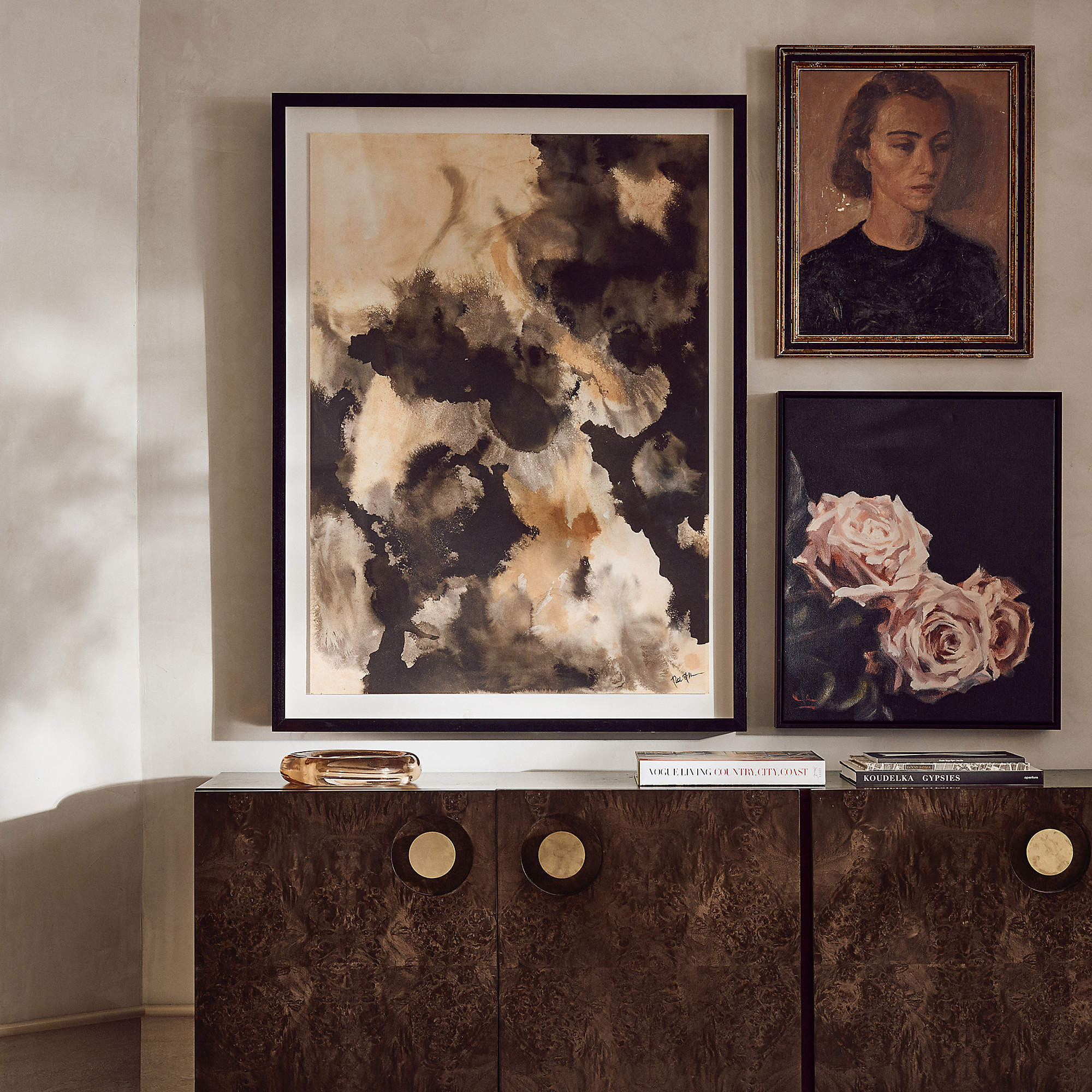 'Claire' Framed Wall Art 35"X47" | CB2 | CB2