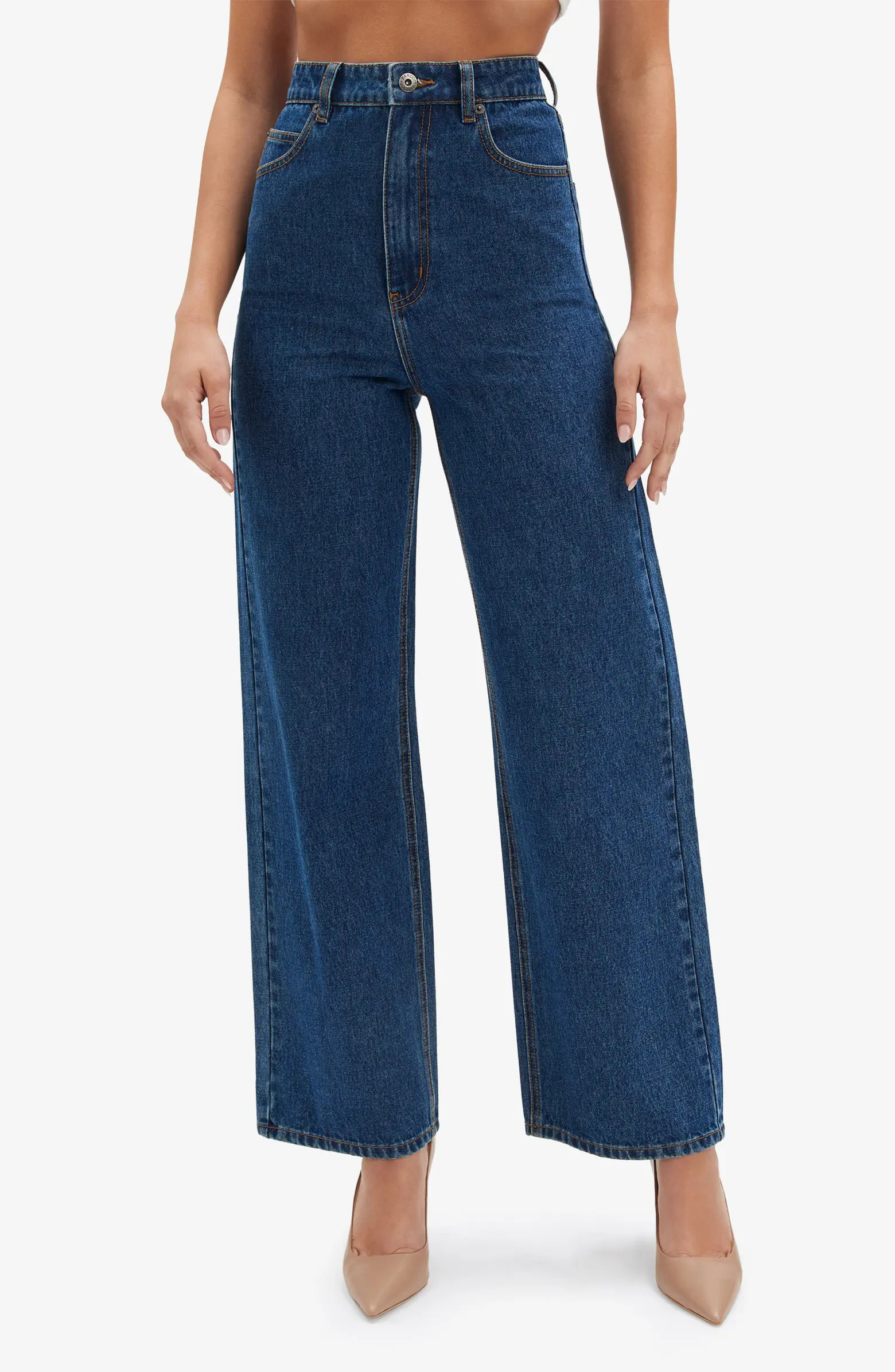Bardot Cindy High Waist Wide Leg Jeans | Nordstrom | Nordstrom