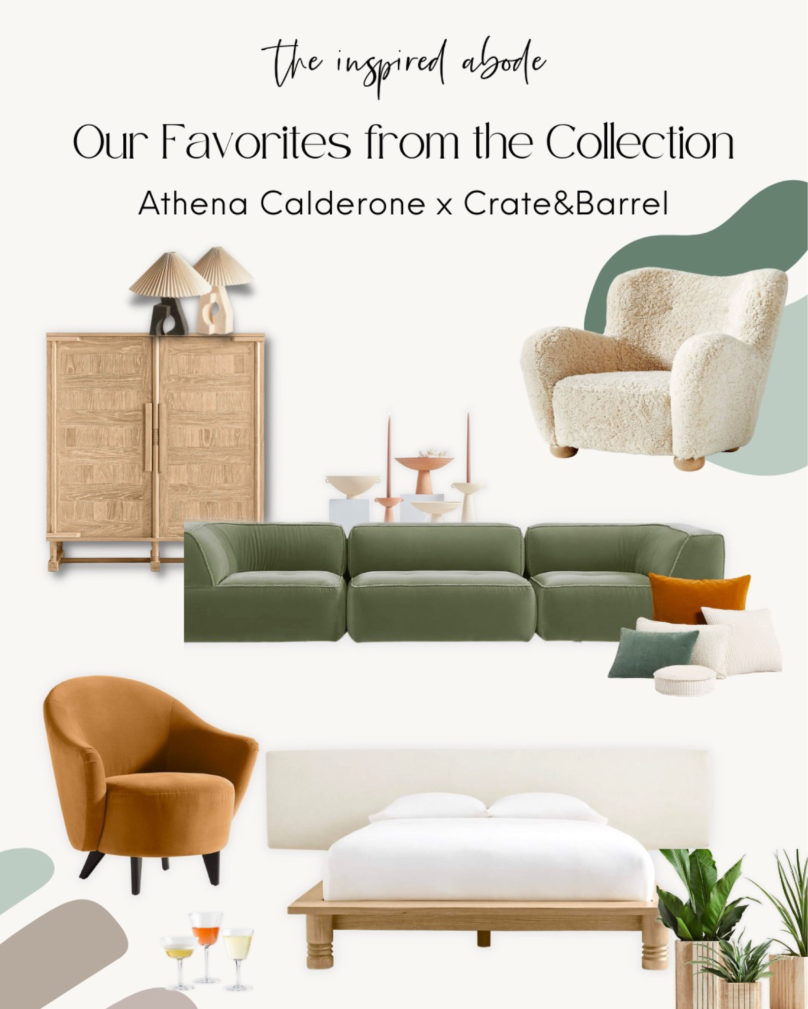 We’re obsessed with Athena Calderone of @eyeswoon’s new collection for @crateandbarrel, and we’re sharing some of our favorite pieces you can shop now (see even more in the tagged items!). 

#LTKunder100 #LTKhome