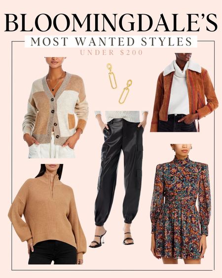 Bloomingdale's most wanted styles under $200! I love this button front cardigan and fur collar jacket. 

#LTKover40 #LTKstyletip #LTKSeasonal