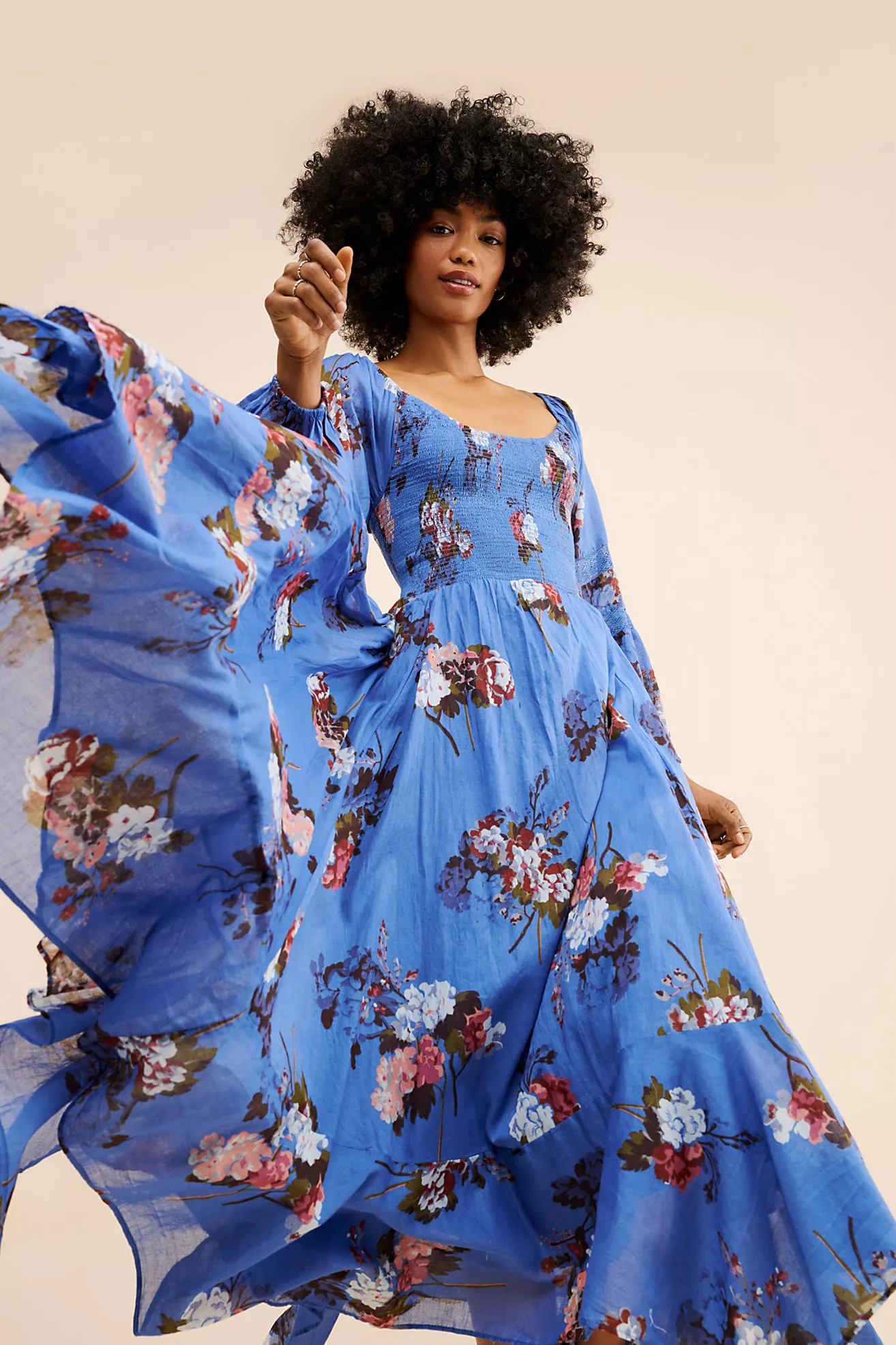 Morning Glory Long Sleeve Maxi Dress Secondhand | Free People (Global - UK&FR Excluded)