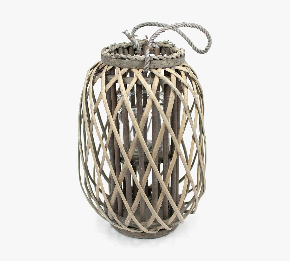 Willow Lanterns - Gray | Pottery Barn (US)