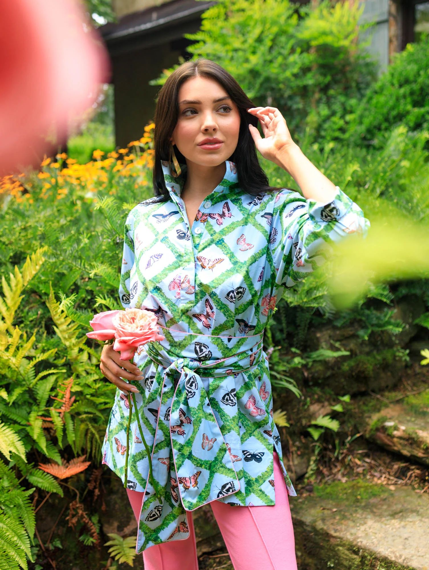 Ruth Tunic-Botanical Library Collection | Holly Shae