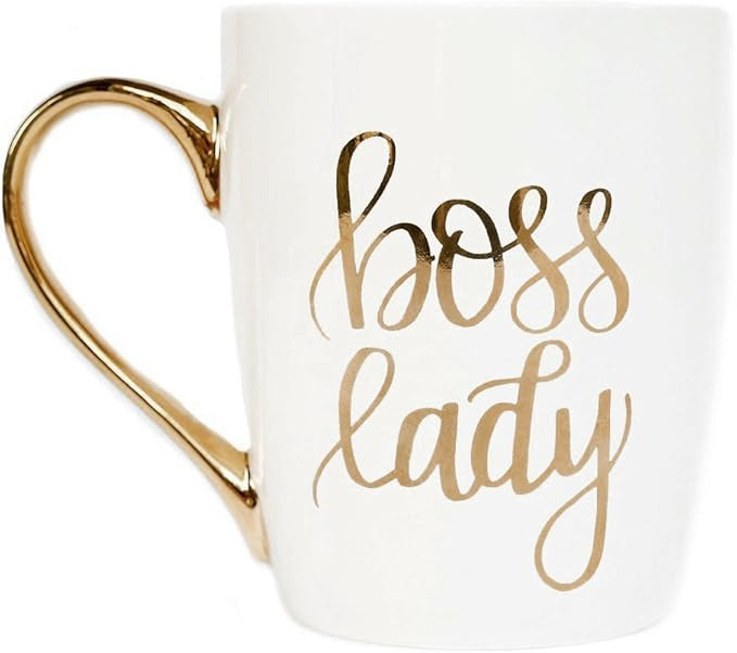Sweet Water Decor Boss Lady Gold Coffee Mug Unique Gifts Coffee Cup Tea Cup Coffee Gifts Boss Gif... | Amazon (US)