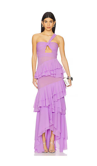Michael Costello x REVOLVE Ariella Maxi Dress in Lavender. - size XXS | Revolve Clothing (Global)