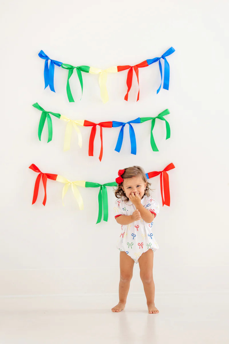 Cindy Lou Bubble - Ribbon Reminder with Worth Avenue White & Richmond | The Beaufort Bonnet Company