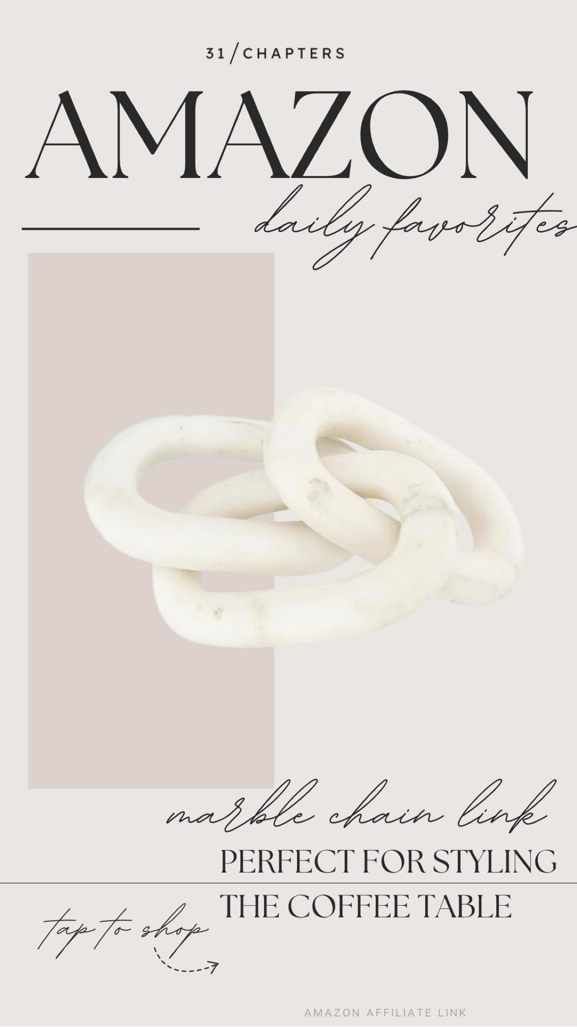 Decorative marble chain, coffee table decor, home accessoriess

#LTKstyletip #LTKhome #LTKfindsunder50