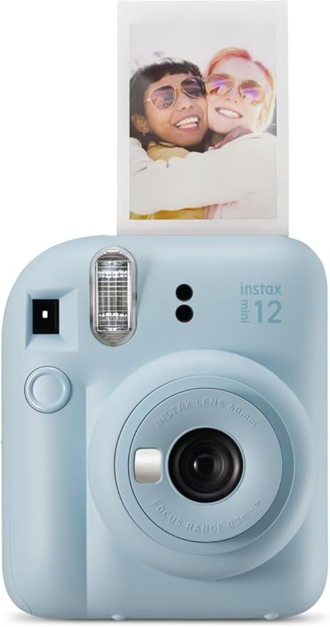 Fujifilm Instax Mini 12 Instant Film Camera - Pastel Blue | Amazon (US)