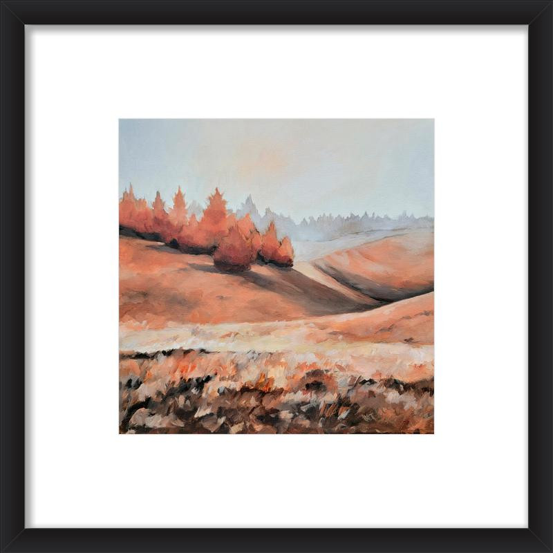 Tonal Fall Landscape | Artfully Walls