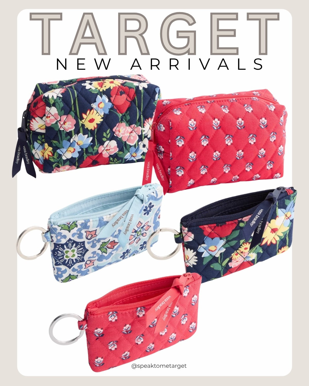 NEW! Vera Bradley x Target collection 

#LTKmomlife #LTKselfcare #LTKTravel