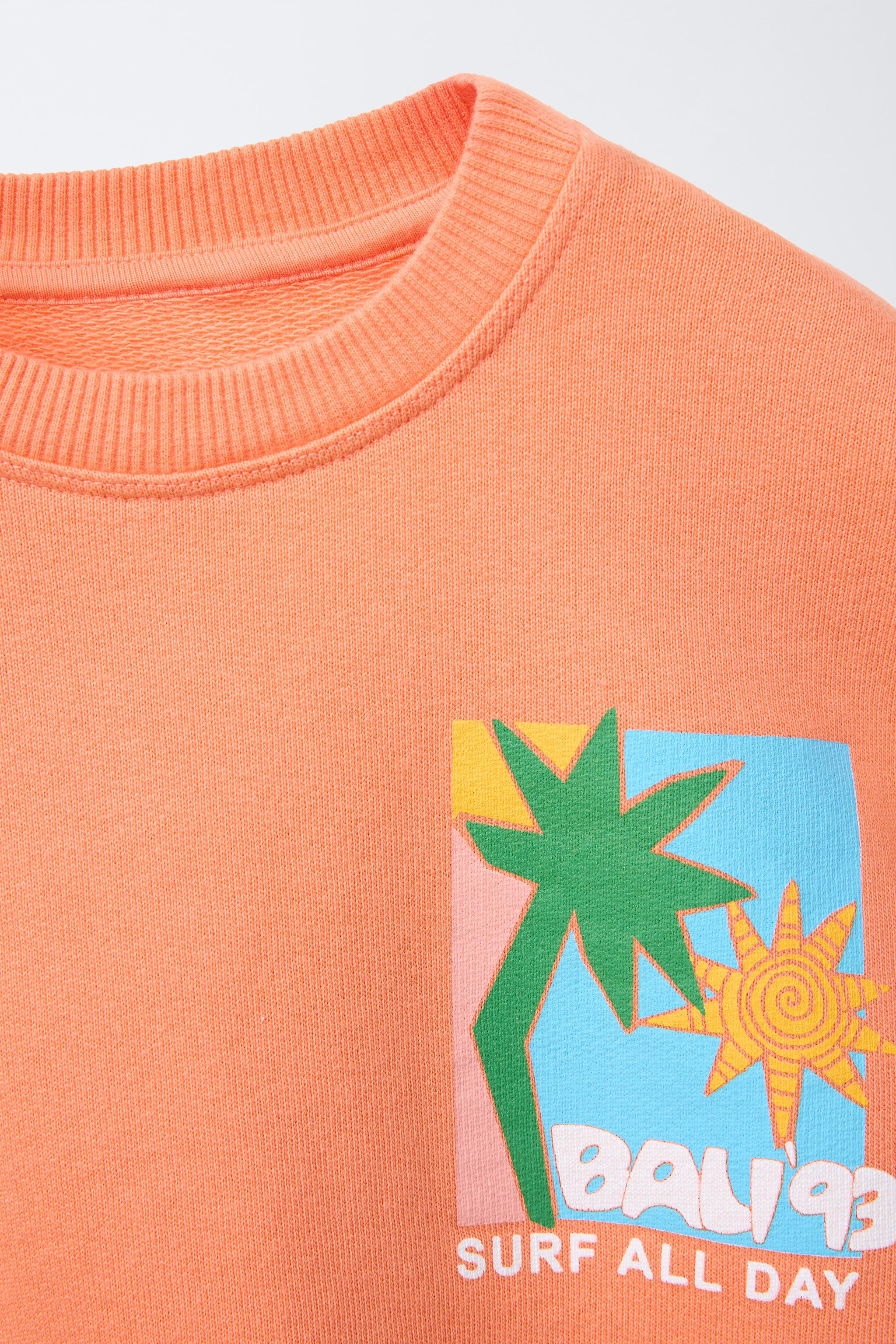 SURF PRINT SWEATSHIRT | Zara US