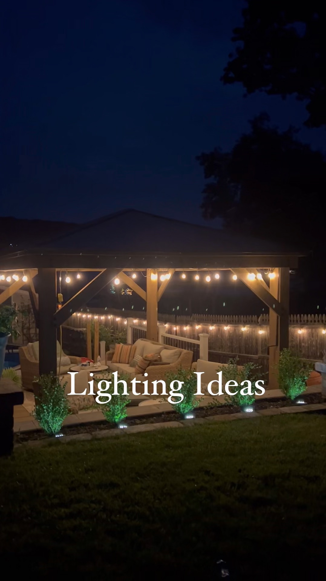 Outdoor Lighting Finds and How We use Them  in our Yard ! You’re  not gonna believe how affordable it can be to light up your space with these outdoor lighting options.