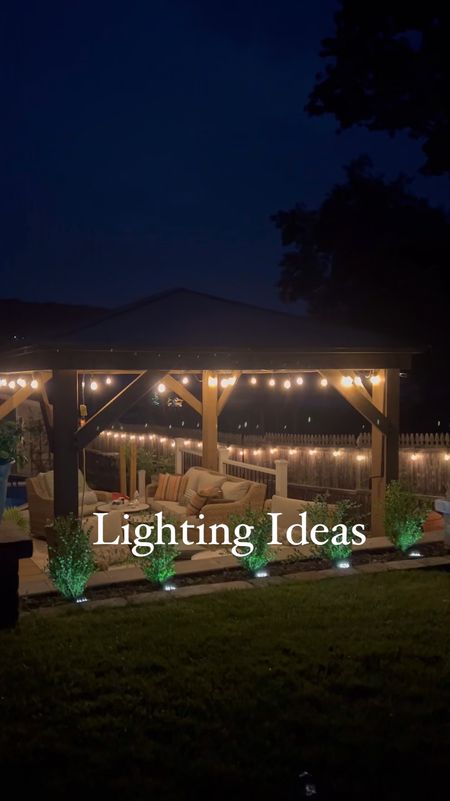 Outdoor Lighting Finds and How We use Them  in our Yard ! You’re  not gonna believe how affordable it can be to light up your space with these outdoor lighting options.