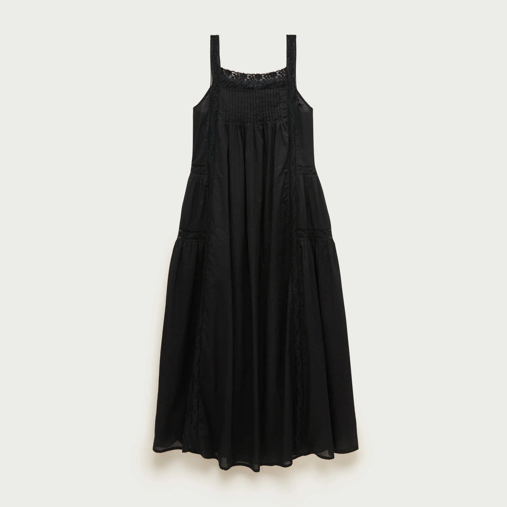 Cotton voile lace-trim sundress | J. Crew US