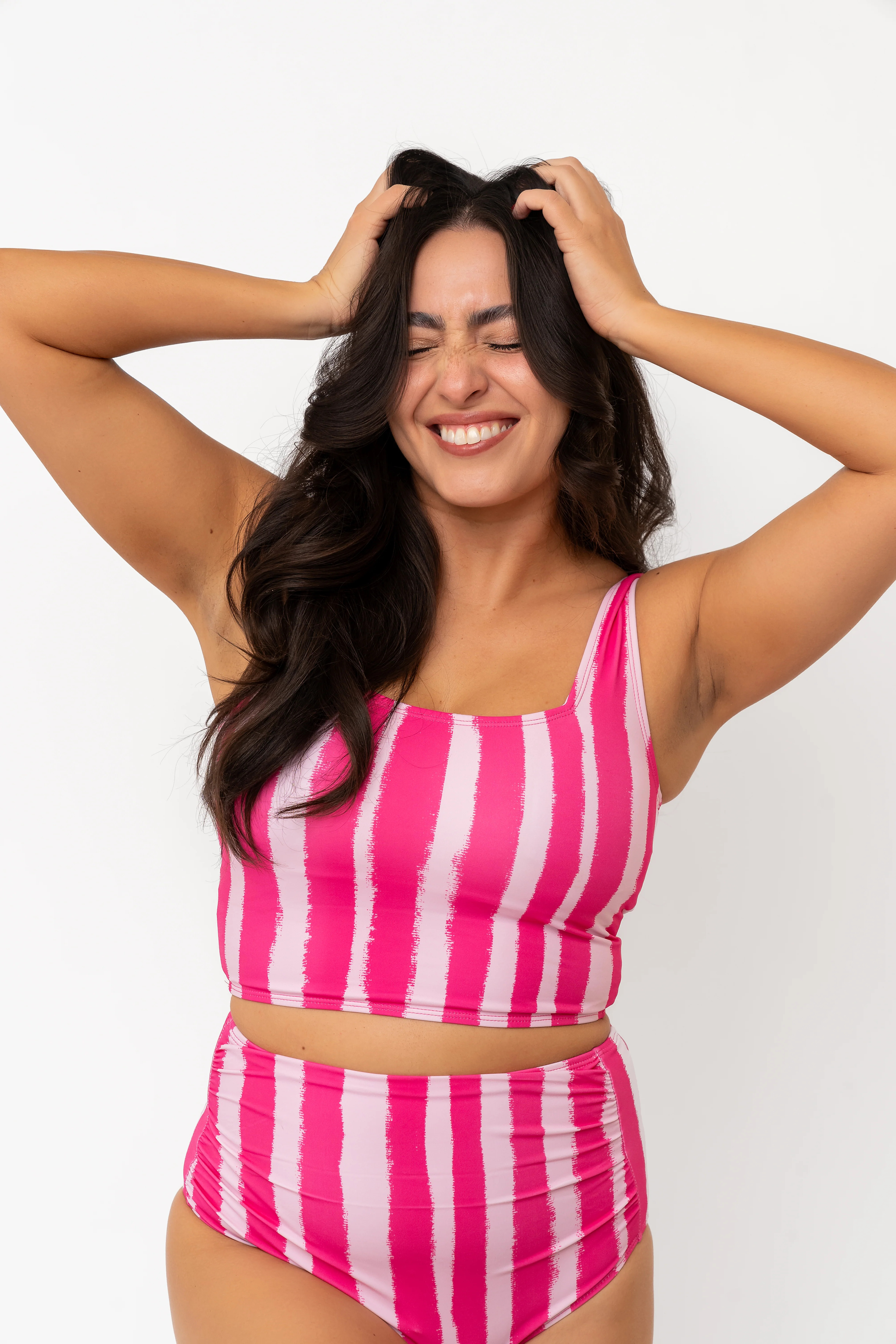 Coast Top | Pink Horizon Medium | Coral Reef Swim