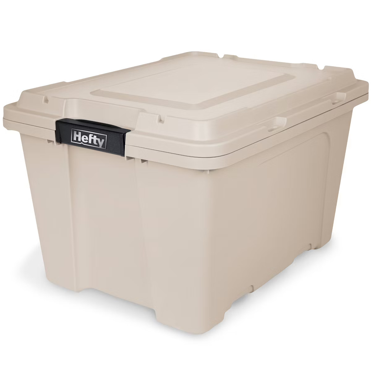 Hefty MAX PRO Storage Tote 18 Gallon - Stone | Target