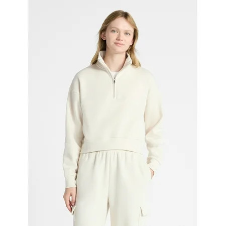 No Boundaries Fleece Half Zip Pullover, Women's | Walmart (US)