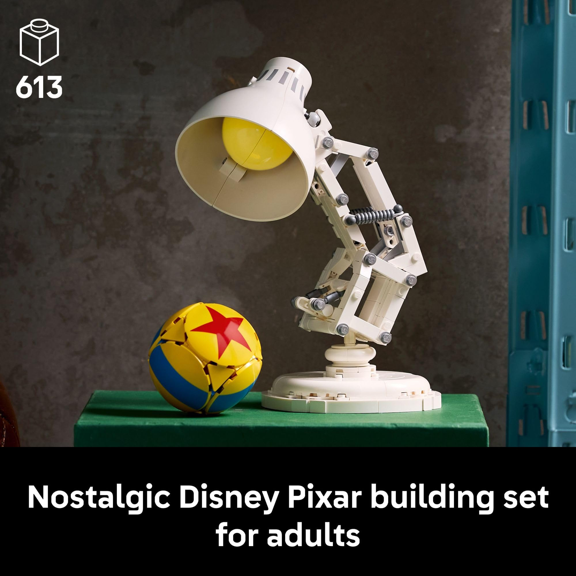 LEGO Ideas Disney Pixar Luxo Jr. - Room Decor and Building Set for Adults - Office and Desk Decor... | Amazon (US)