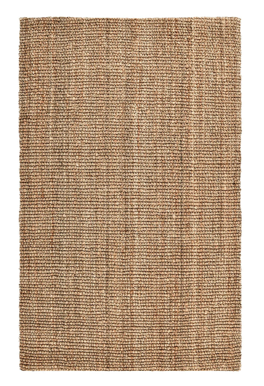 Chunky Handwoven Jute Rug Natural | Mintly Home