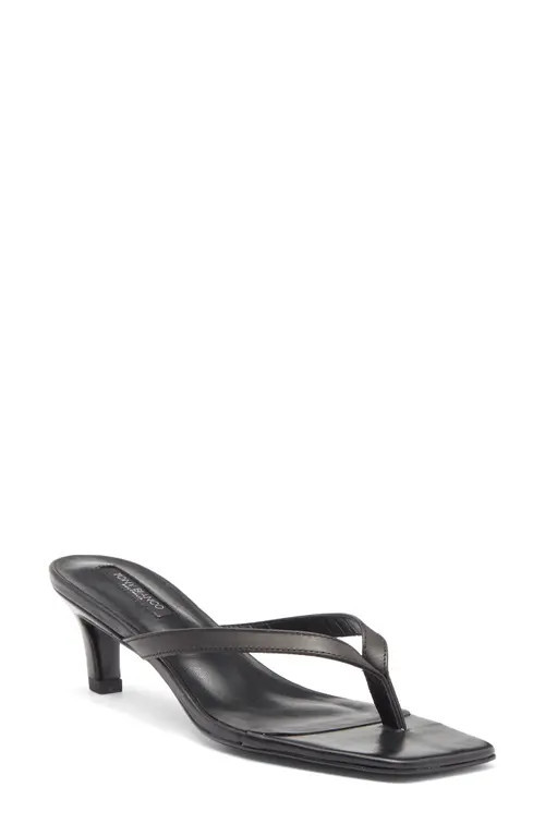 Tony Bianco Topaz Flip Flop in Black Como at Nordstrom, Size 9.5 | Nordstrom