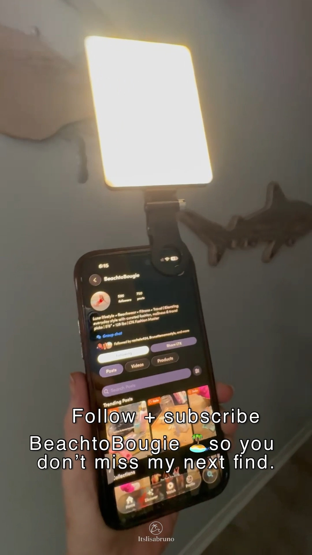My newest creator gadget! 💡 

I’ve been wanting a portable light that clips directly onto my phone, and this one checks all the boxes. It’s rechargeable, compact, and perfect for filming after sunset, selfies, video calls, travel, or creating content on the go.

I’m taking it to the beach at night soon, so I’ll definitely be sharing how it performs in real life. 🌙📱

Shop it below ⬇️

#LTKHome #LTKActive #LTKvlog