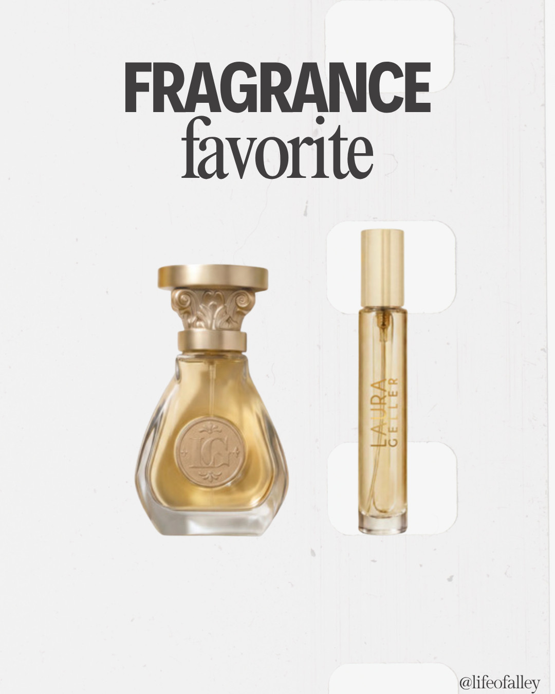 Loving this Laura Geller Fragrance!!!  It’s called Tuscan Sun. Its light and fresh, with fresh lemon scent. 

 