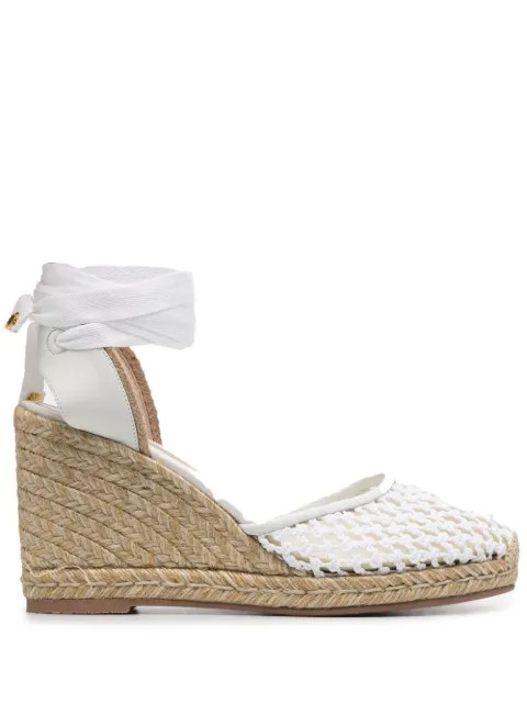 Stuart Weitzman Marguerite Wedge Sandals  - Farfetch | Farfetch Global