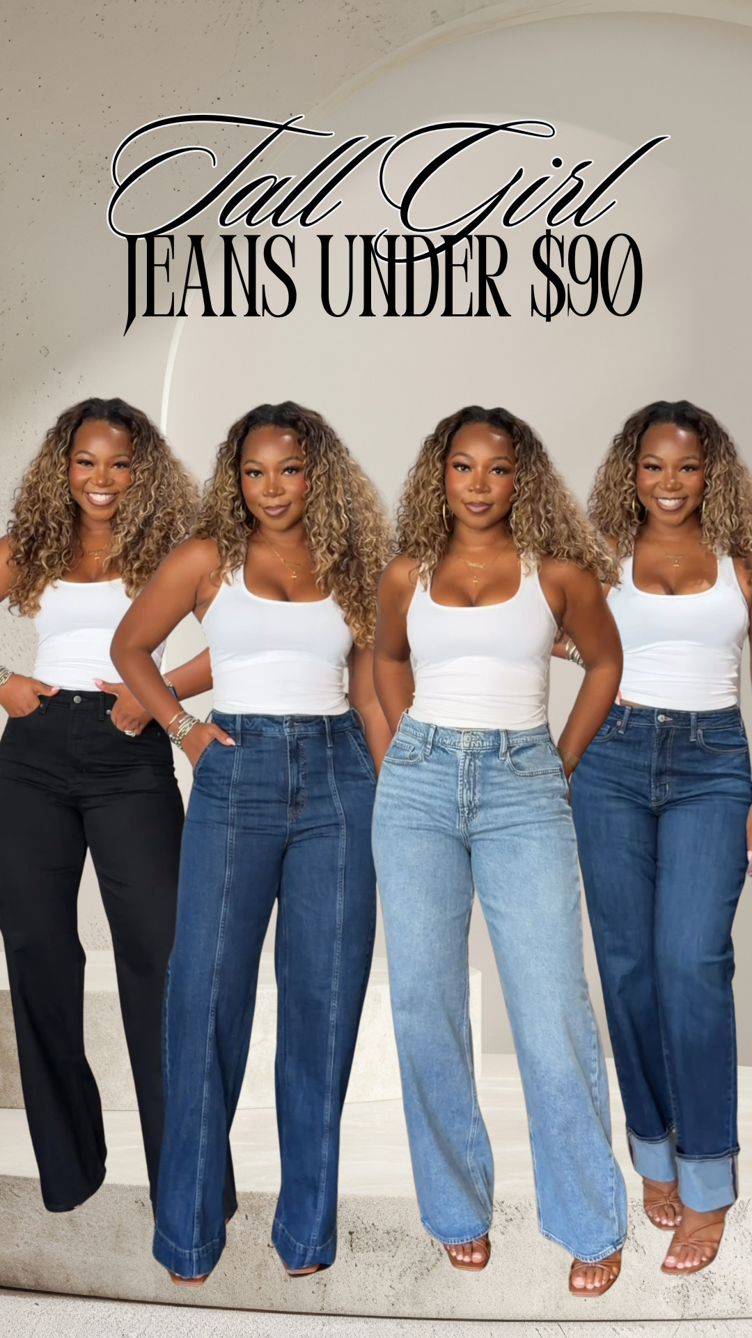 Shop tall-length denim built for you, all under $90! I'm 5'9 200 lbs wearing 12 Tall 

 #LTKootd #LTKTall