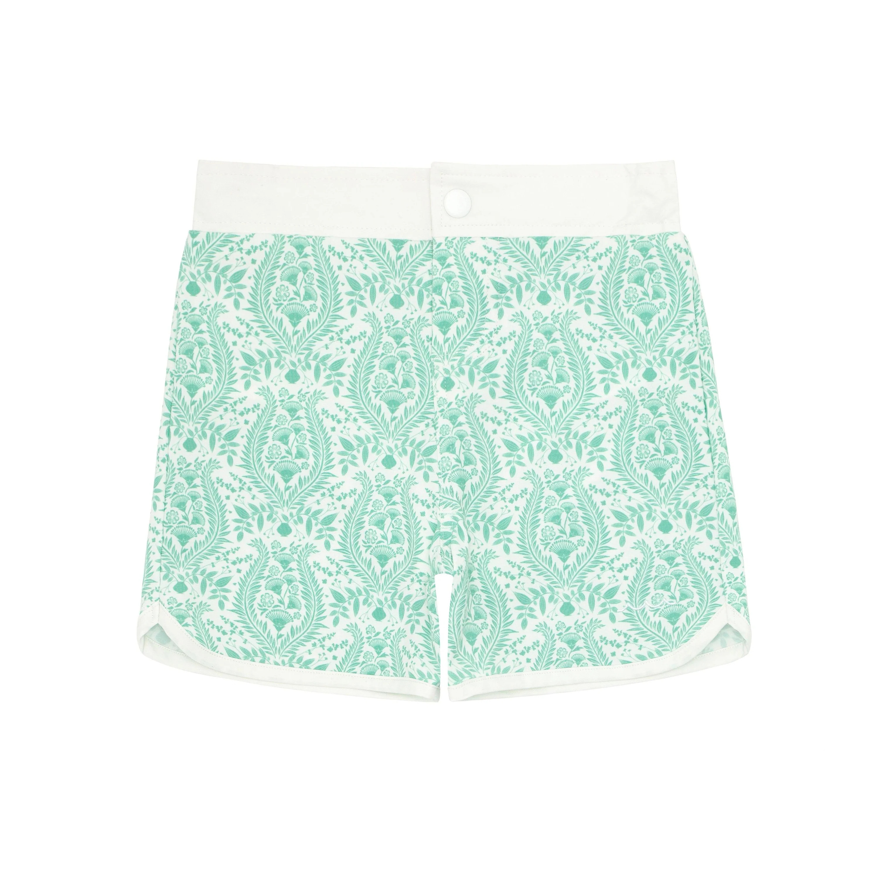 boys abaco green paisley board short | minnow