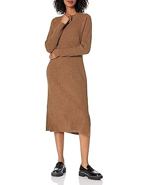 The Drop Women's Renata Rib Midi Dress | Amazon (US)