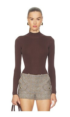 ALL THE WAYS Amerie Bodysuit in Brown from Revolve.com | Revolve Clothing (Global)