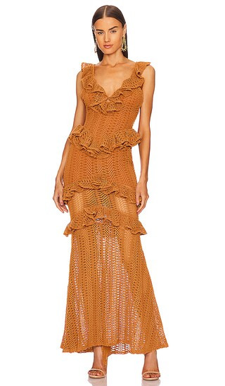 Michael Costello x REVOLVE Karys Gown in Rust. - size XS (also in M, S) | Revolve Clothing (Global)
