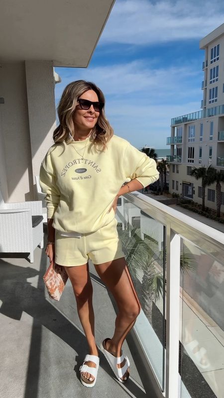 -Target sweatshirt and shorts sz S in both
-Freepeople oversized sweatshirt that is addictive! I wear constantly! Sz S

Linked a look for less for my YSL sunglasses 

Palm pouch is part of a set of 3 for $29.00.



#LTKover40 #LTKstyletip #LTKtravel